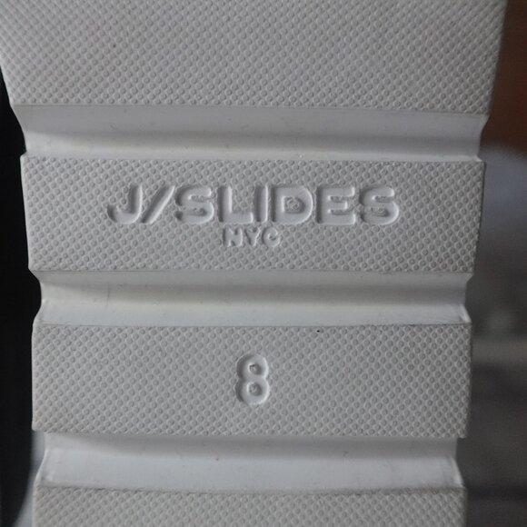 J/Slides tan on sandal in black - Picture 8 of 9